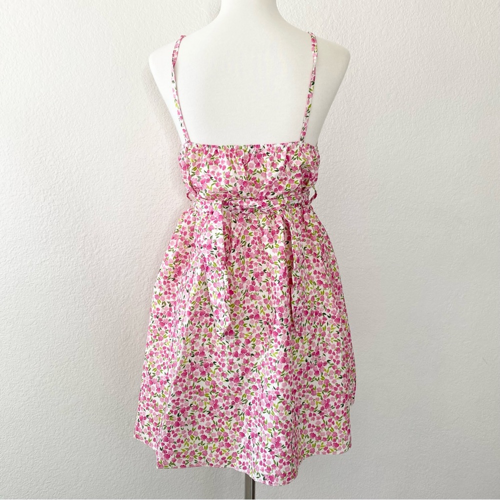 Floral Belted Mini Dress - Picture 2 of 4